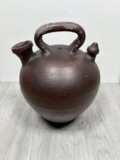 Gargoulette Olive Oil Water Jug Jar Stoneware Pot Vintage