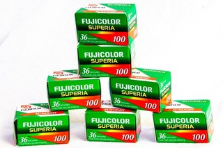 NEW Lot 7 Expired Film Unopened Fujifilm Superia 100 CN 135 36 Exp 35mm 11/2000