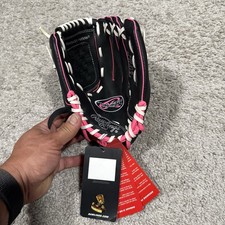 Rawlings Players Series Baseball Glove PL105PW RHT Black Pink ECBH5 NWT