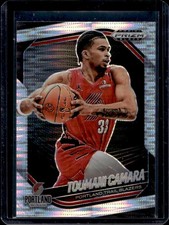 2024-25 Panini Prizm Black Toumani Camara Pulsar Prizm #149 Trail Blazers