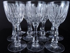 7 Hawkes Eardley #7240 Claret Wine Glasses