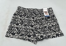 Wildfox Women's Relaxed Fit Pull-On Shorts, Black/White, Size L
