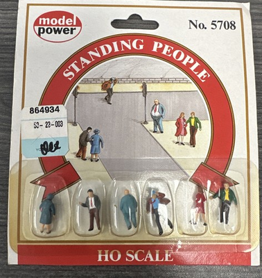 #ad #ad Model Power HO Scale #5708 Standing People 6 People NIP $9.99