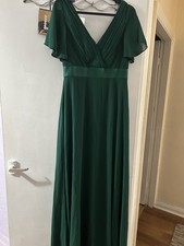 Green Bridesmaid Maxi Dress Size 12 New With Tag