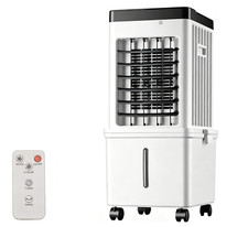 Evaporative Air Cooler，3-in-1 with Remote Control Portable Air Conditioning Fan