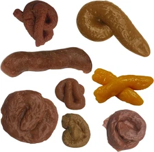 Different Shapes Fake Poo Fake Dog Poo Funny Joke Tricky Toys Prank Props for Ha