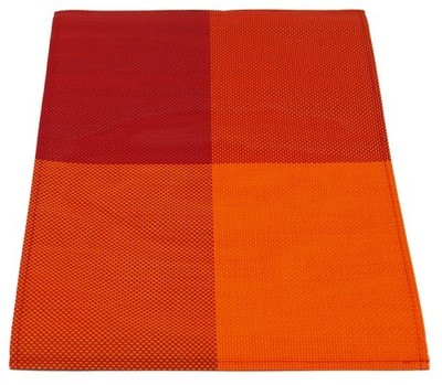 CAMP4 Tischsets, 2er Set, 30 x 45 cm, Orange/Rot