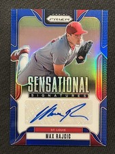 2025 Prizm Baseball Max Rajcic #SS-MR Sensational Signatures Blue Prizm /49 Auto