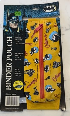 DC Comics Catwoman Binder Pouch From 1991 New On Board hanger