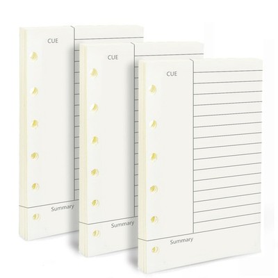 A7 Planner Refill, 3 Pack 135 Sheets/270 Pages Planner Inserts Thick Refillab...