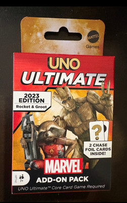 Uno Ultimate Marvel add-on pack  Rocket and Groot
