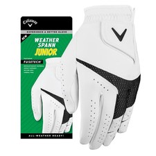 Callaway Weather Spann Junior Golf Glove Left Hand Junior Large New Open Box