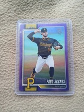 2026 Topps Series 1 Purple Foil Paul Skenes /250 Pittsburgh Pirates #100