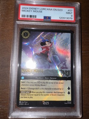 DISNEY LORCANA D23 2024 Exclusive Mickey Mouse Playful Sorcerer