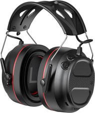 Electronic Hearing Protection with 4X Sound Amplification Earmuffs, Gel Bluetoot