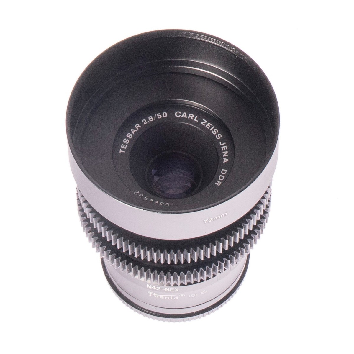 Carl Zeiss Jena DDR Tessar 50mm F2.8 Cine Mod Prime Lens for Sony