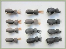 12 Pack Dry Flies - Beetles, Black and Brown (Standards) Choice of Sizes