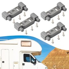 Lot de 4 loquets de porte de placard de camping-car, pièces de rechange