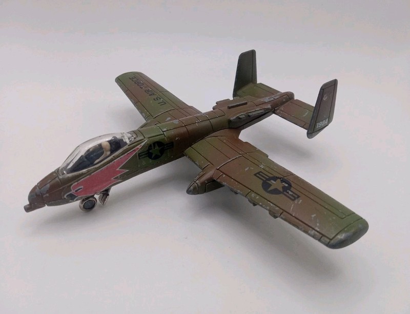 Vintage Ertl U.S. 19841 Air Force A-10 Warthog 5-3/4" Diecast Airplane/Jet 2587S