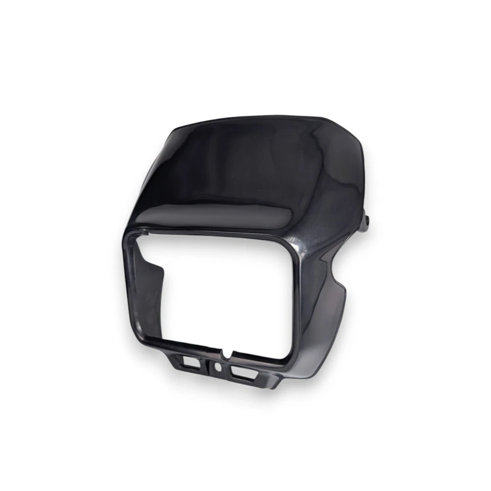 Masque De Lampe Noir Pour Yamaha XT 350 / XT 600 43F Z Tenere Phare Avant. - Photo 3/4