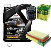 Mann Inspektionspaket 5L Mannol Longlife 5W-30 FüR Mazda MX-5 III 1.8 2.0