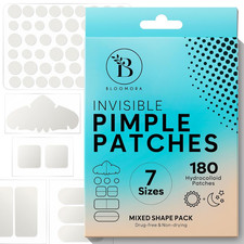 Large Hydrocolloid Pimple Patches Variety Shapes Round Moon Acne Patch for Face