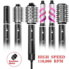 Hot Air Brush, Hair Dryer Brush High Speed Motor, Blow Dryer 1300W, Plastic