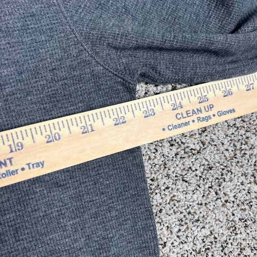NWT Polo Ralph Lauren Shirt Mens XL Gray Sleepwear Thermal Waffle Crew Neck - Picture 5 of 6