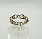 VTG   Sterling Silver .925 Mexico Chain Link design - Size 12