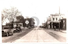 Pine City MN Minnesota Main Street View RPPC Photo Postcard COPY