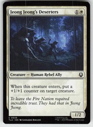 Jeong Jeong's Deserters TLA #25 Common Avatar: The Last Airbender MTG