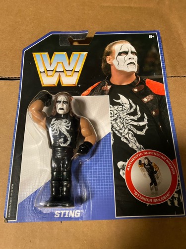WWE Mattel Sting Retro figure new White...
