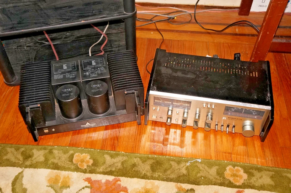 AMPLIFICADOR DE POTENCIA PREAMPLIFICADOR SINTONIZADOR DUAL MITSUBISHI DA-C20 / DA-A10DC (SIN ENVÍO) Foto 2 de 4