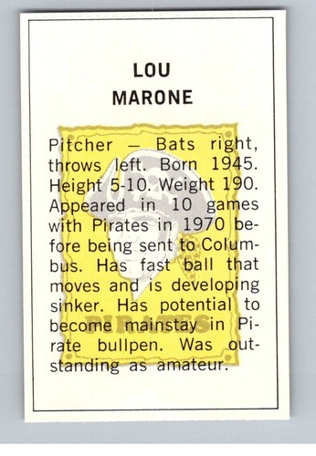 1971 Dell Baseball Stamps Complete Your Set You Pick Choose Players L thru P - Picture 55 of 279