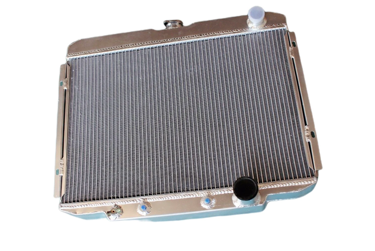 ✓aluminum radiator Ford 1967-1969 Mustang,Mercury Cougar 289/302/351 W/AC  V8 AT | eBay