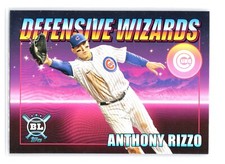 2021 Topps Big League Defensive Wizards Chicago Cubs Baseball #DW9 Anthony Rizzo