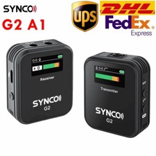SYNCO G2 A1 2.4G Wireless Microphone System 1 Receiver fr Smartphone Camera Vlog