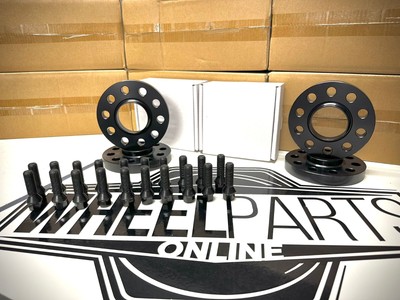  Schwarze Alufelgenabstandshalter 4x 20 mm BMW 5x112 G Serie X1 X2 X3 X4 X5 X6 X7 66,6 D