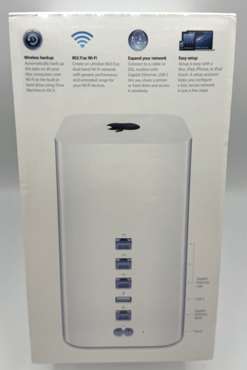 Apple AirPort Time Capsule 3TB External Hard Drive A1470 Factory