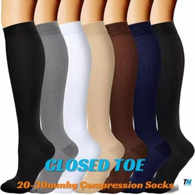 NHS COMPRESSION FLIGHT SOCK TRAVEL ANTI SWELLING FATIGUE SPORT SUPPORT STOCKINGS