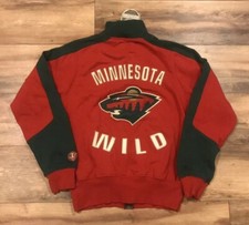 Minnesota Wild Old Time Hockey Causeway Collection NHL Hockey Sweater Mens Small