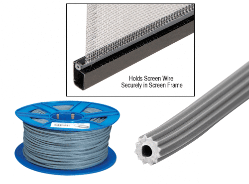 CRL 5C090 Gray .090 Screen Retainer Spline - 500' Roll - Picture 8 of 8