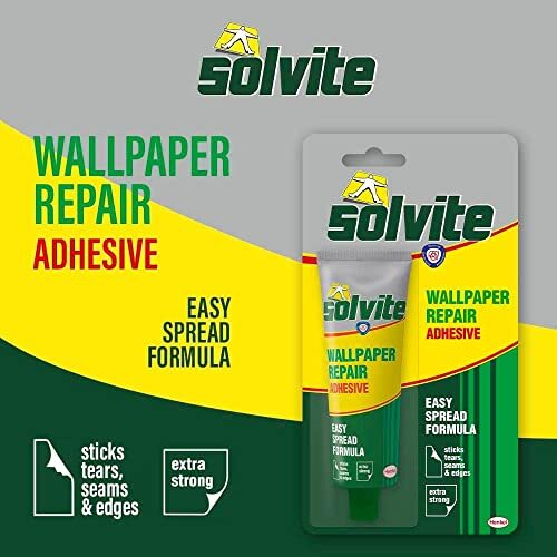 Solvite Wallpaper Repair Adhesive, EasySpread Wallpaper Glue, 1x56g