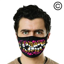 ZOMBIE TEETH Cover your face - face mask face covering
