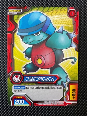 B1-013 ChibiTortomon Digimon Fusion New World Card Game DigiBattle Xros  Wars