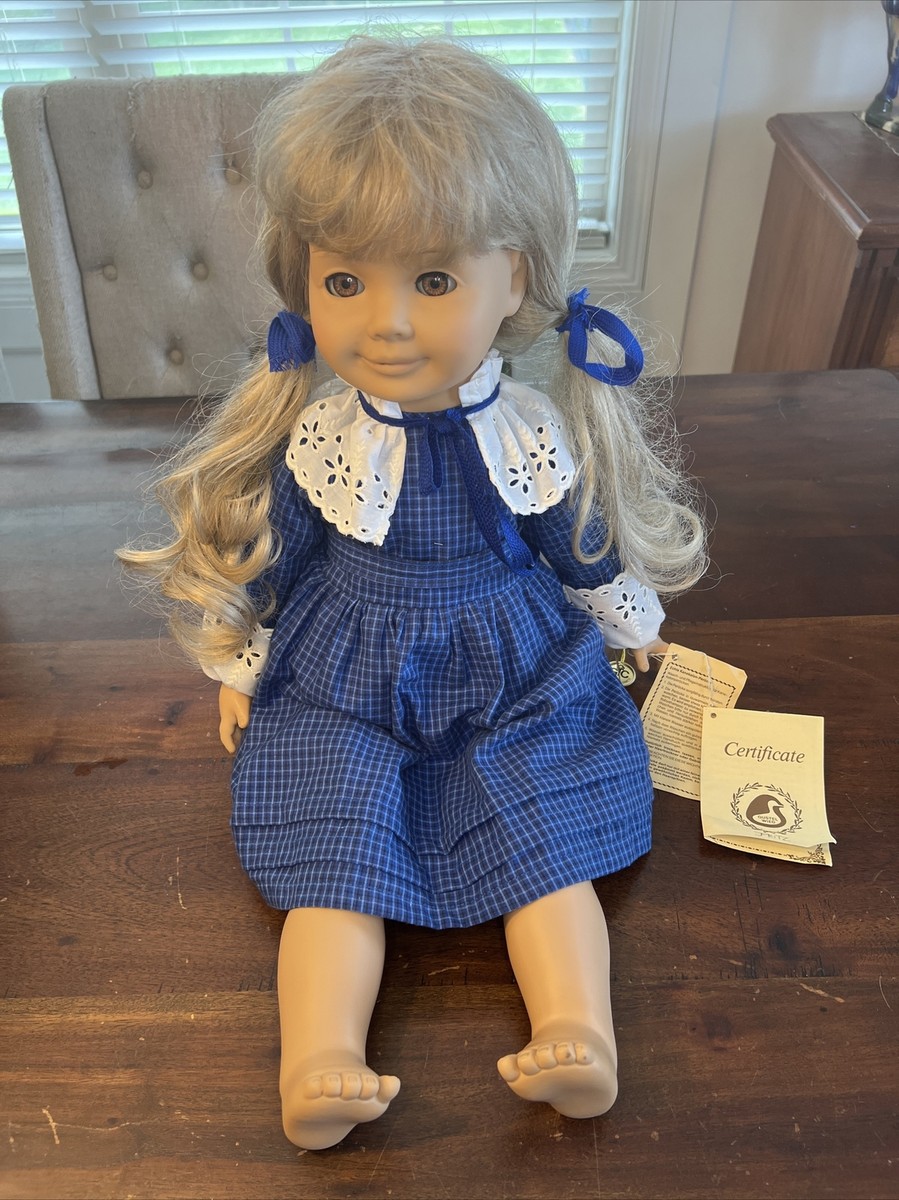 Vintage 1985 West German Gustel Wied Limited Edition 25” Doll w