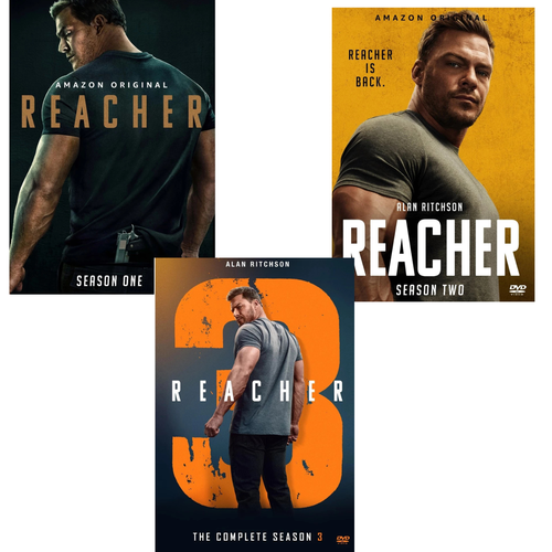 Reacher : TV Series DVD Complete Set Season 1 2 3 Full HD Region Free Ship - Picture 13 of 13