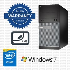 Dell Optiplex 3020 Mid Tower PC Desktop Computer - Windows 7 Pro 32-bit