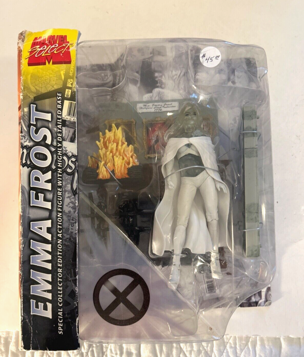 Diamond Select Toys Marvel Emma Frost Clear Variant Figure for