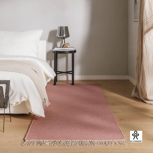 Handmade Solid Color Wool Area Rug ,Scandinavian Modern Living Kilim Boho Rugs - Picture 2 of 6